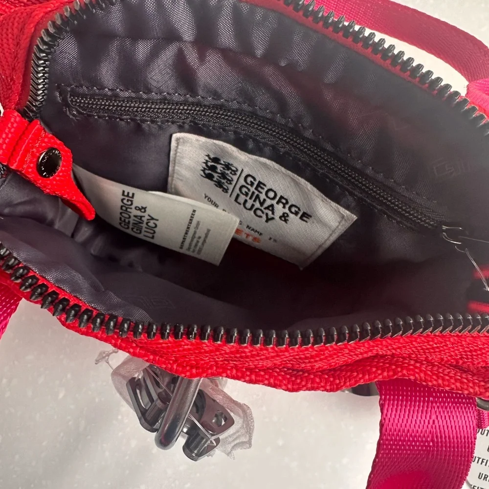 George Gina & Lucy Sweets Size Mini Red and Pink Crossbody Bag: NWT - Picture 8 of 10